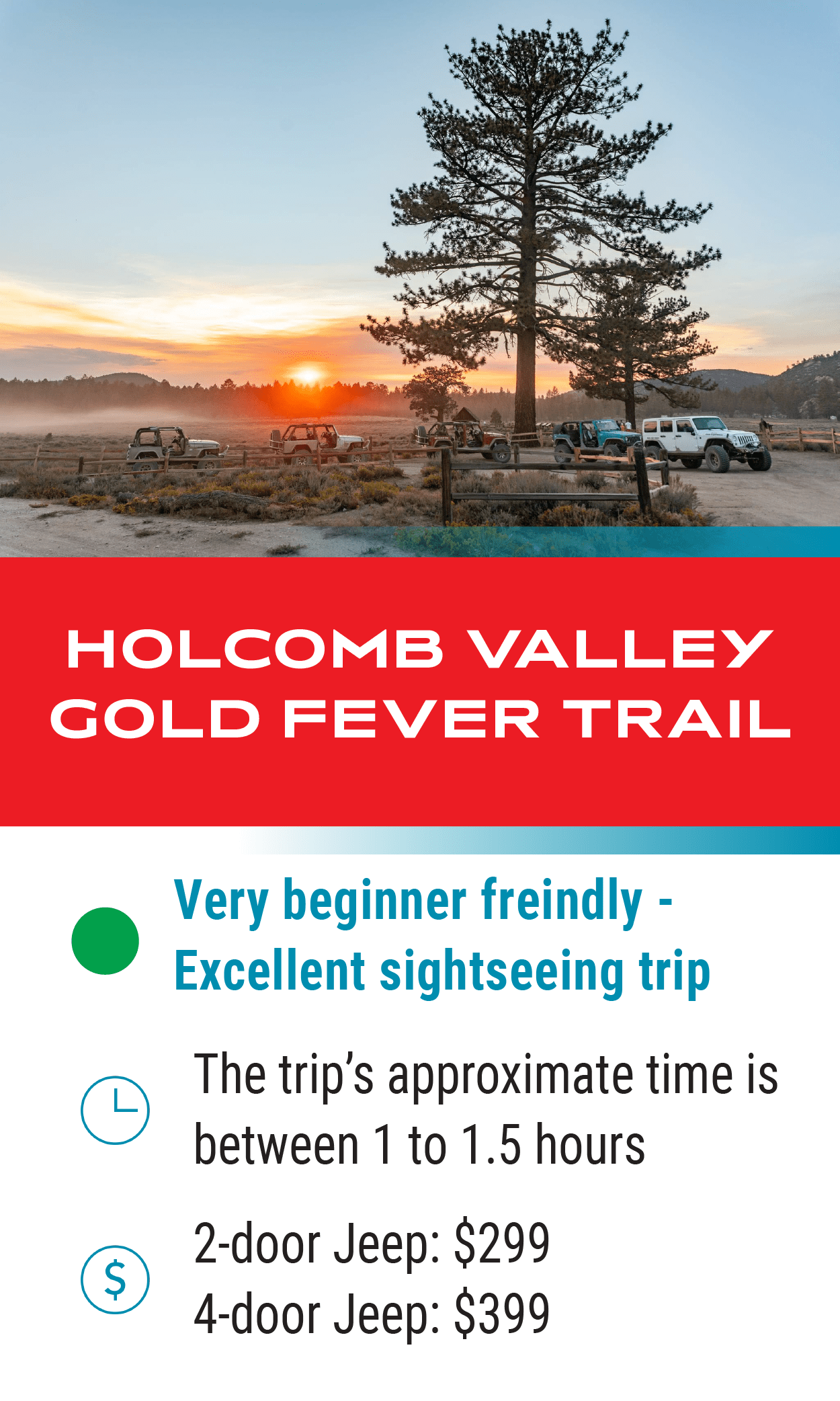 Holcomb Valley Gold Fever Trail